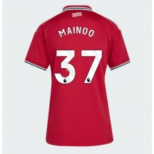 Maillot de football Réplique Manchester United Kobbie Mainoo #37 Domicile Femme 2026-27 Manche Courte