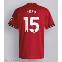 Maillot de football Réplique Manchester United Leny Yoro #15 Domicile 2025-26 Manche Courte