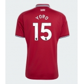 Maillot de football Réplique Manchester United Leny Yoro #15 Domicile 2026-27 Manche Courte