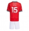 Maillot de football Réplique Manchester United Leny Yoro #15 Domicile Enfant 2025-26 Manche Courte (+ Pantalon court)