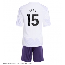 Maillot de football Réplique Manchester United Leny Yoro #15 Extérieur Enfant 2025-26 Manche Courte (+ Pantalon court)
