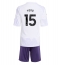 Maillot de football Réplique Manchester United Leny Yoro #15 Extérieur Enfant 2025-26 Manche Courte (+ Pantalon court)
