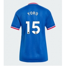 Maillot de football Réplique Manchester United Leny Yoro #15 Extérieur Femme 2026-27 Manche Courte