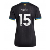 Maillot de football Réplique Manchester United Leny Yoro #15 Troisième Femme 2025-26 Manche Courte