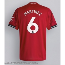 Maillot de football Réplique Manchester United Lisandro Martinez #6 Domicile 2025-26 Manche Courte