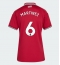 Maillot de football Réplique Manchester United Lisandro Martinez #6 Domicile Femme 2026-27 Manche Courte
