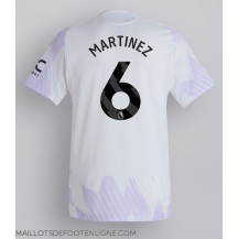 Maillot de football Réplique Manchester United Lisandro Martinez #6 Extérieur 2025-26 Manche Courte
