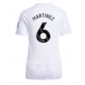 Maillot de football Réplique Manchester United Lisandro Martinez #6 Extérieur Femme 2025-26 Manche Courte