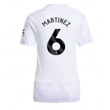 Maillot de football Réplique Manchester United Lisandro Martinez #6 Extérieur Femme 2025-26 Manche Courte