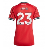 Maillot de football Réplique Manchester United Luke Shaw #23 Domicile Femme 2025-26 Manche Courte