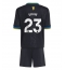 Maillot de football Réplique Manchester United Luke Shaw #23 Troisième Enfant 2025-26 Manche Courte (+ Pantalon court)