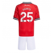Maillot de football Réplique Manchester United Manuel Ugarte #25 Domicile Enfant 2025-26 Manche Courte (+ Pantalon court)