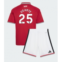 Maillot de football Réplique Manchester United Manuel Ugarte #25 Domicile Enfant 2026-27 Manche Courte (+ Pantalon court)