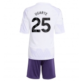 Maillot de football Réplique Manchester United Manuel Ugarte #25 Extérieur Enfant 2025-26 Manche Courte (+ Pantalon court)