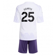 Maillot de football Réplique Manchester United Manuel Ugarte #25 Extérieur Enfant 2025-26 Manche Courte (+ Pantalon court)