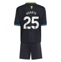Maillot de football Réplique Manchester United Manuel Ugarte #25 Troisième Enfant 2025-26 Manche Courte (+ Pantalon court)