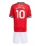 Maillot de football Réplique Manchester United Marcus Rashford #10 Domicile Enfant 2025-26 Manche Courte (+ Pantalon court)