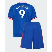 Maillot de football Réplique Manchester United Marcus Rashford #9 Extérieur Enfant 2026-27 Manche Courte (+ Pantalon court)