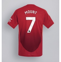 Maillot de football Réplique Manchester United Mason Mount #7 Domicile 2024-25 Manche Courte