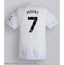 Maillot de football Réplique Manchester United Mason Mount #7 Extérieur 2025-26 Manche Courte