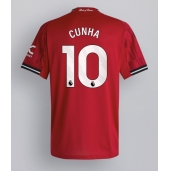 Maillot de football Réplique Manchester United Matheus Cunha #10 Domicile 2025-26 Manche Courte