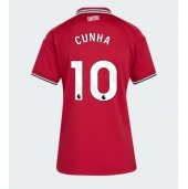 Maillot de football Réplique Manchester United Matheus Cunha #10 Domicile Femme 2026-27 Manche Courte