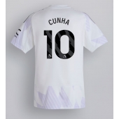 Maillot de football Réplique Manchester United Matheus Cunha #10 Extérieur 2025-26 Manche Courte