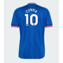 Maillot de football Réplique Manchester United Matheus Cunha #10 Extérieur 2026-27 Manche Courte