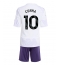 Maillot de football Réplique Manchester United Matheus Cunha #10 Extérieur Enfant 2025-26 Manche Courte (+ Pantalon court)