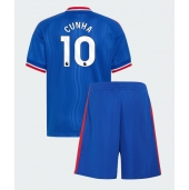 Maillot de football Réplique Manchester United Matheus Cunha #10 Extérieur Enfant 2026-27 Manche Courte (+ Pantalon court)