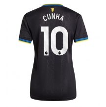 Maillot de football Réplique Manchester United Matheus Cunha #10 Troisième Femme 2025-26 Manche Courte