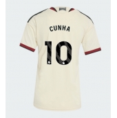 Maillot de football Réplique Manchester United Matheus Cunha #10 Troisième Femme 2026-27 Manche Courte