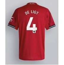 Maillot de football Réplique Manchester United Matthijs de Ligt #4 Domicile 2025-26 Manche Courte