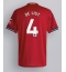 Maillot de football Réplique Manchester United Matthijs de Ligt #4 Domicile 2025-26 Manche Courte