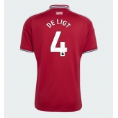 Maillot de football Réplique Manchester United Matthijs de Ligt #4 Domicile 2026-27 Manche Courte