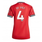 Maillot de football Réplique Manchester United Matthijs de Ligt #4 Domicile Femme 2025-26 Manche Courte