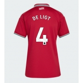 Maillot de football Réplique Manchester United Matthijs de Ligt #4 Domicile Femme 2026-27 Manche Courte