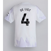 Maillot de football Réplique Manchester United Matthijs de Ligt #4 Extérieur 2025-26 Manche Courte