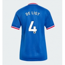 Maillot de football Réplique Manchester United Matthijs de Ligt #4 Extérieur Femme 2026-27 Manche Courte
