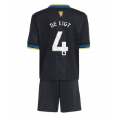 Maillot de football Réplique Manchester United Matthijs de Ligt #4 Troisième Enfant 2025-26 Manche Courte (+ Pantalon court)