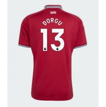 Maillot de football Réplique Manchester United Patrick Dorgu #13 Domicile 2026-27 Manche Courte