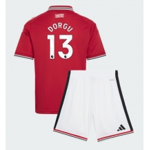 Maillot de football Réplique Manchester United Patrick Dorgu #13 Domicile Enfant 2026-27 Manche Courte (+ Pantalon court)