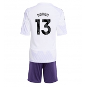 Maillot de football Réplique Manchester United Patrick Dorgu #13 Extérieur Enfant 2025-26 Manche Courte (+ Pantalon court)