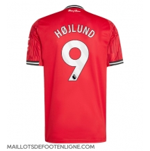 Maillot de football Réplique Manchester United Rasmus Hojlund #9 Domicile 2025-26 Manche Courte