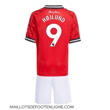 Maillot de football Réplique Manchester United Rasmus Hojlund #9 Domicile Enfant 2025-26 Manche Courte (+ Pantalon court)