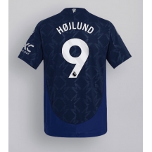 Maillot de football Réplique Manchester United Rasmus Hojlund #9 Extérieur 2024-25 Manche Courte