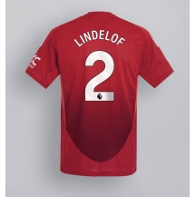 Maillot de football Réplique Manchester United Victor Lindelof #2 Domicile 2024-25 Manche Courte