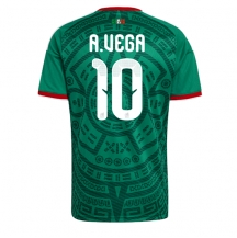 Maillot de football Réplique Mexico Alexis Vega #10 Domicile Mondial 2026 Manche Courte