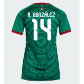 Maillot de football Réplique Mexico Armando Gonzalez #14 Domicile Femme Mondial 2026 Manche Courte