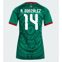 Maillot de football Réplique Mexico Armando Gonzalez #14 Domicile Femme Mondial 2026 Manche Courte